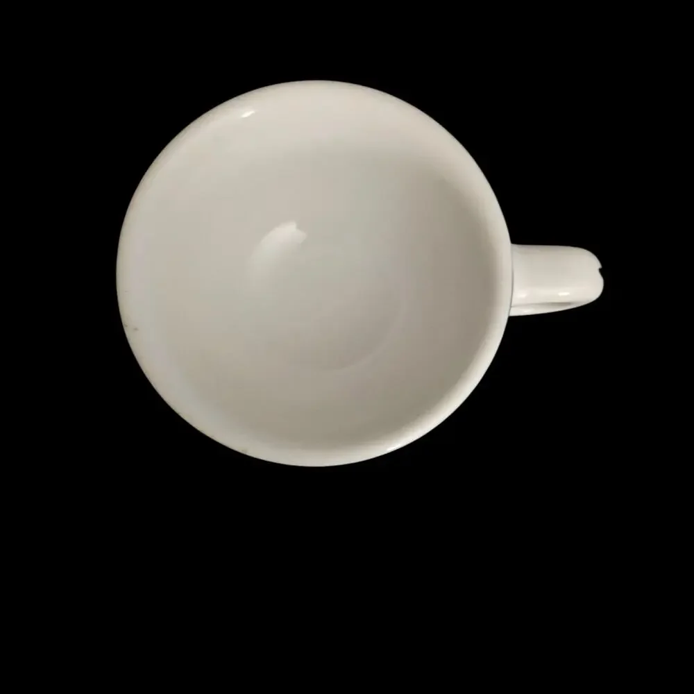 Buffalo China Green Stripe Restaurant Ware Soup Chili Cups Set of 4 USA